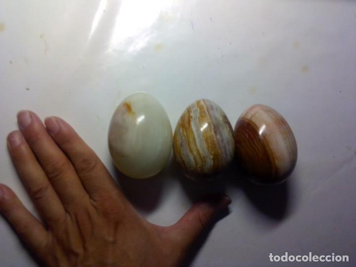 Artesan&iacute;a: Huevos de alabastro. - Foto 1