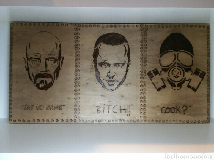 Artesan&iacute;a: Pirograbado BREAKING BAD. - Foto 1