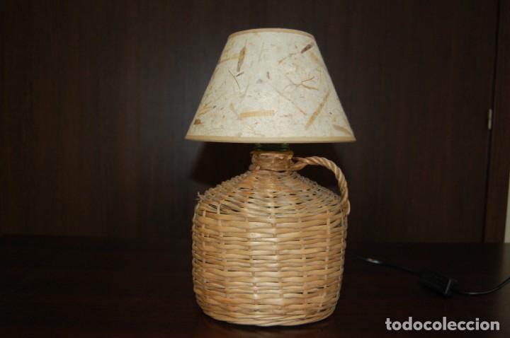 Artesan&iacute;a: L&aacute;mpara de noche, r&uacute;stica. - Foto 2