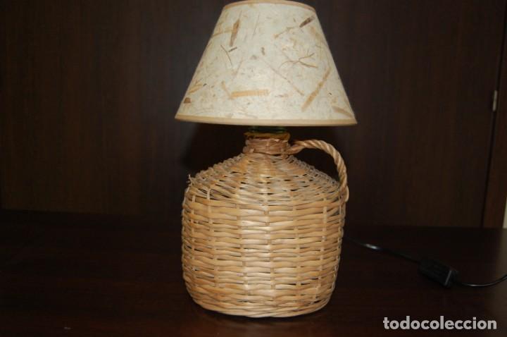 Artesan&iacute;a: L&aacute;mpara de noche, r&uacute;stica. - Foto 3