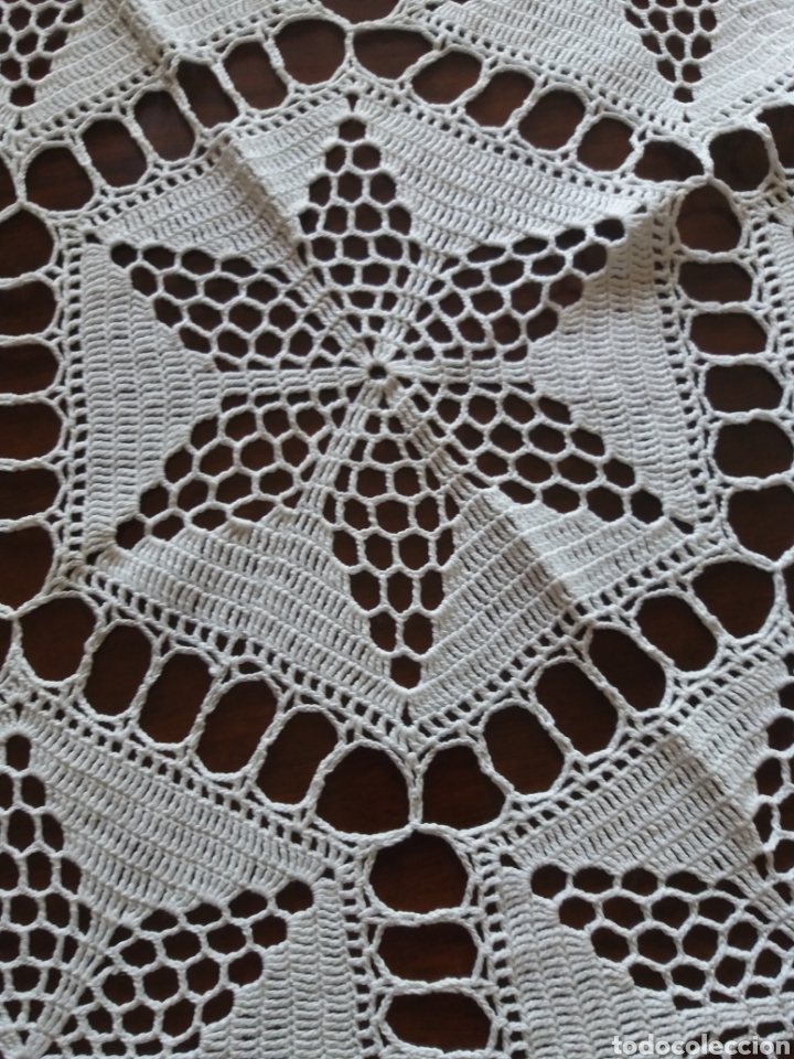 Artesan&iacute;a: Tapete ganchillo hexagonal - Foto 2