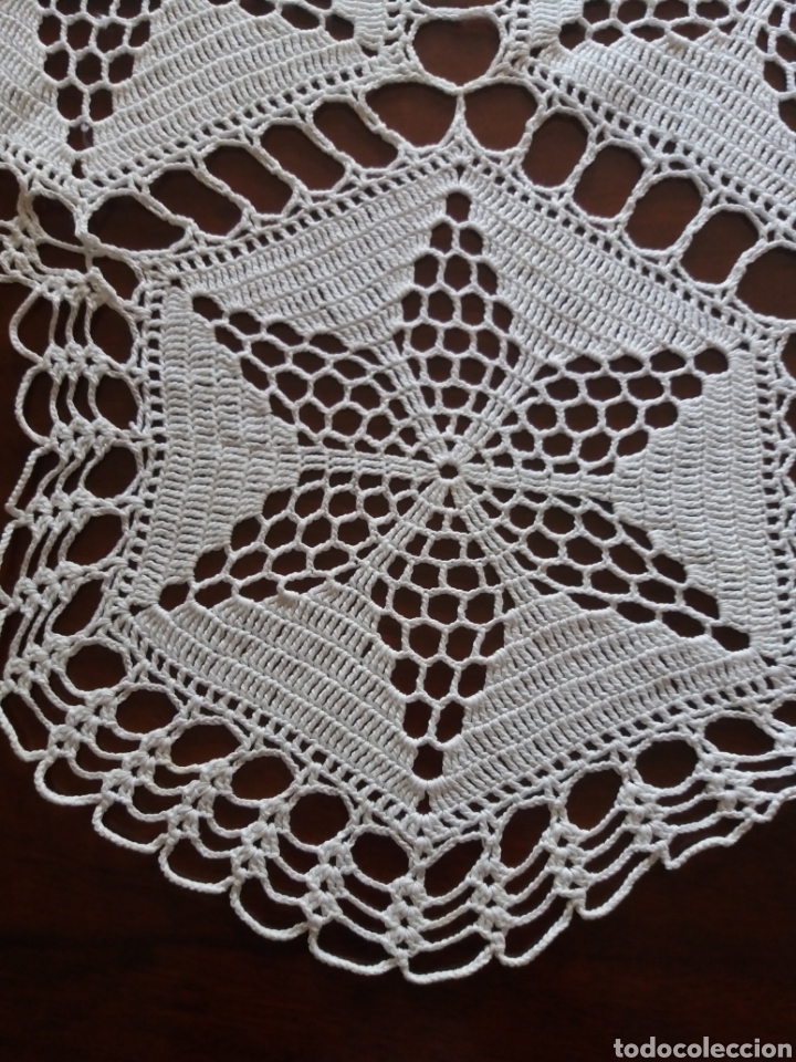 Artesan&iacute;a: Tapete ganchillo hexagonal - Foto 3