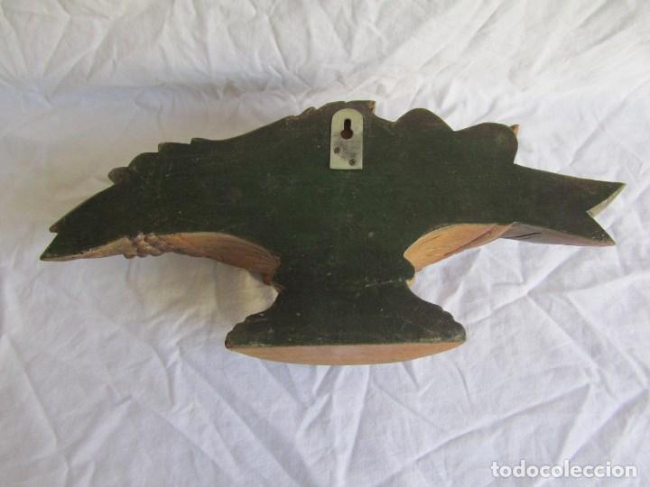 Artesan&iacute;a: Bodeg&oacute;n tipo centro de mesa . Talla en madera para colgar - Foto 5