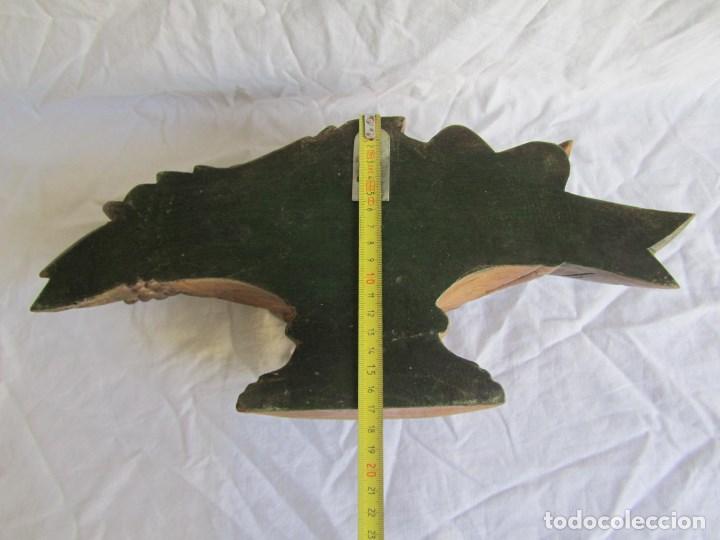 Artesan&iacute;a: Bodeg&oacute;n tipo centro de mesa . Talla en madera para colgar - Foto 7