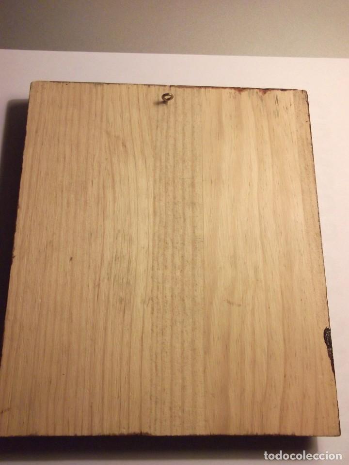 Artesan&iacute;a: ESCUDO DE CASTILLA Y LE&Oacute;N. SOBRE TABLA. - Foto 3