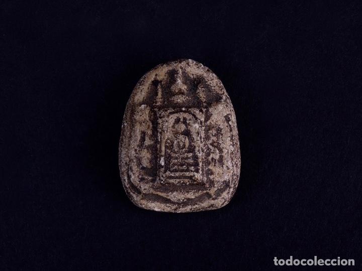 Artesan&iacute;a: FIGURA BUDA BAJORRELIEVE ASIATICA - Foto 1
