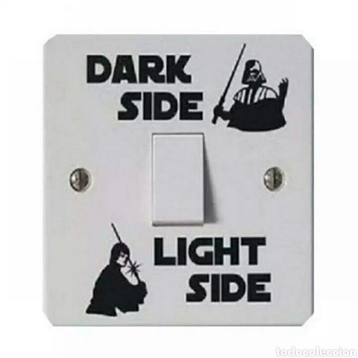 Artesan&iacute;a: Star wars vinilo pared interruptor modelo luke - Foto 1