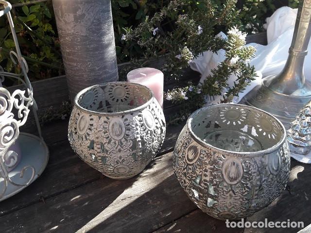 Artesan&iacute;a: 2 portavelas - Foto 1