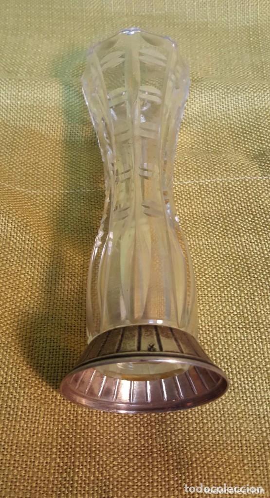Artesan&iacute;a: JARRON DE CRISTAL Y BASE DE PLATA - Foto 4