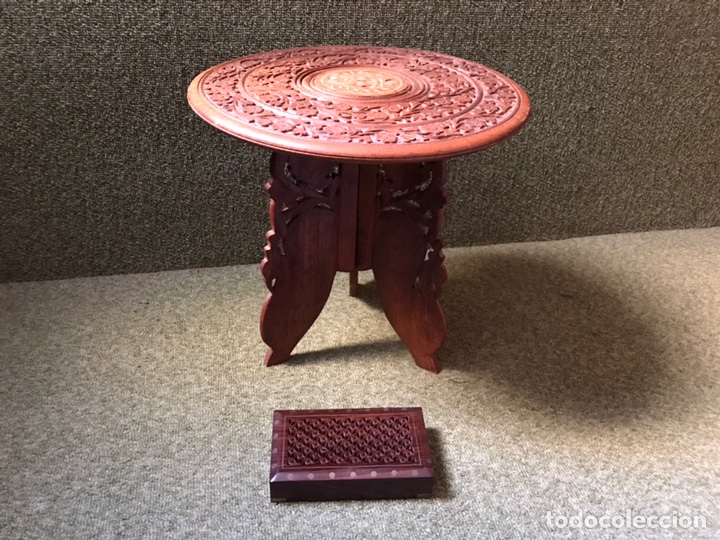 Artesan&iacute;a: MESA Y CAJA DE MADERA - Foto 1