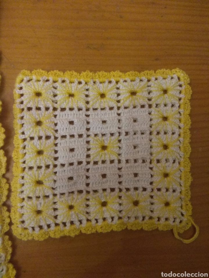 Artesan&iacute;a: Bolsa de pan + agarradera de ganchillo - Foto 2