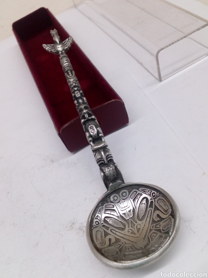 Artesan&iacute;a: Cuchara Canada metalica - Foto 3