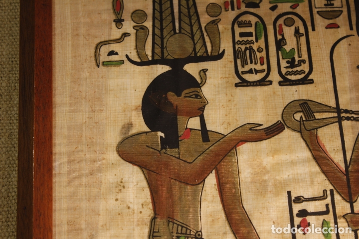 Artesan&iacute;a: pergamino egipto enmarcado - Foto 2