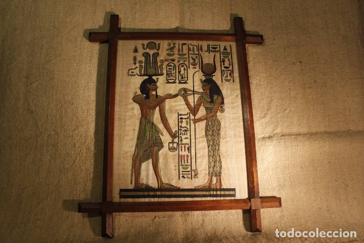 Artesan&iacute;a: pergamino egipto enmarcado - Foto 1