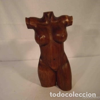 Artesan&iacute;a: FIGURA MADERA TORSO MUJER - Foto 7