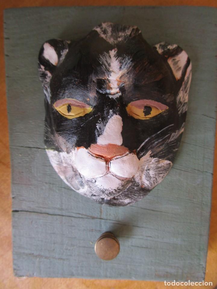 Artesan&iacute;a: Perchero gato - Foto 2