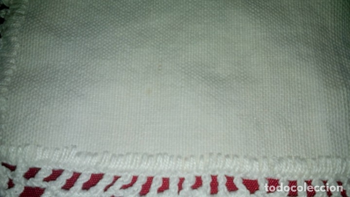 Artesan&iacute;a: Mantel de lino y ganchillo - Foto 4