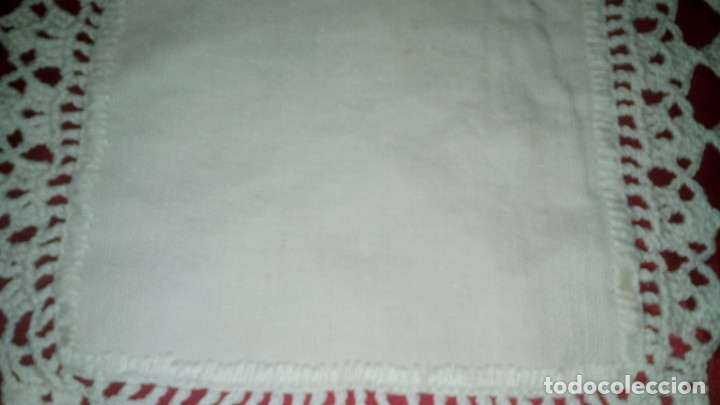 Artesan&iacute;a: Mantel de lino y ganchillo - Foto 5