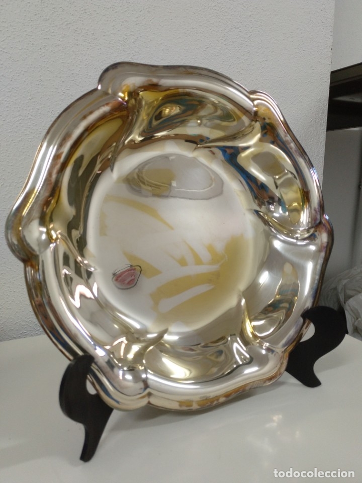 Artesan&iacute;a: Bandeja ba&ntilde;ada en plata - Foto 1