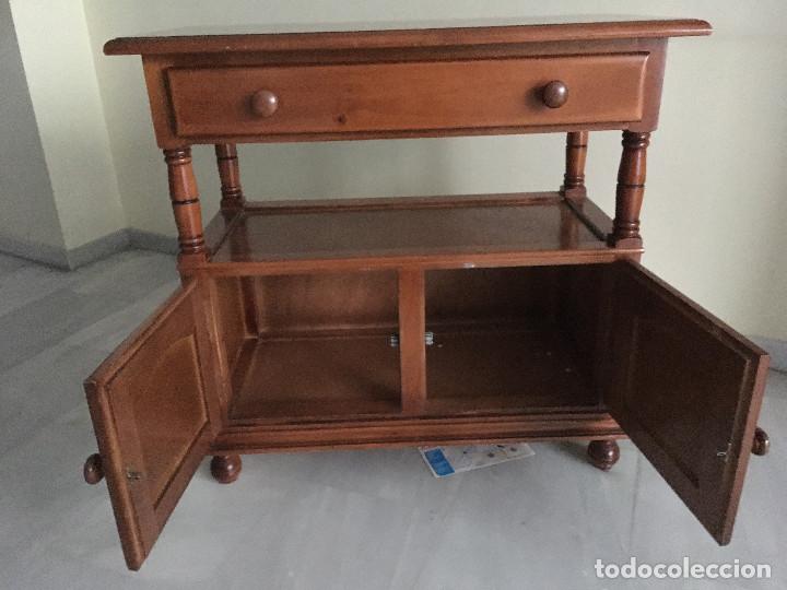 Artesan&iacute;a: MUEBLE TELEVICI&Oacute;N CON BALDA Y CAJ&Oacute;N Y DOS COMPARTIMENTOS - Foto 2
