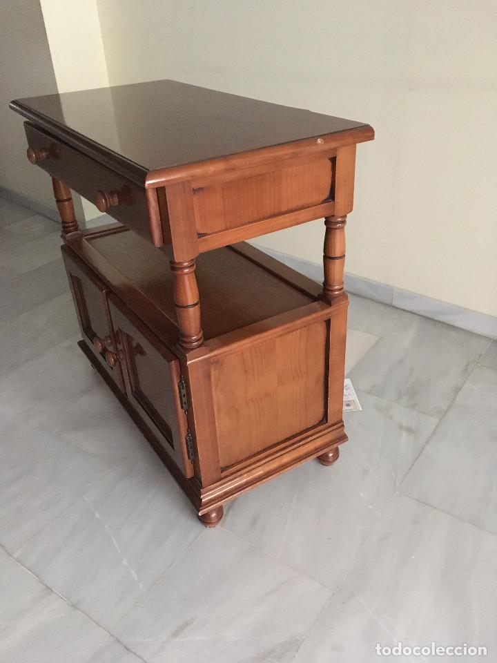 Artesan&iacute;a: MUEBLE TELEVICI&Oacute;N CON BALDA Y CAJ&Oacute;N Y DOS COMPARTIMENTOS - Foto 4