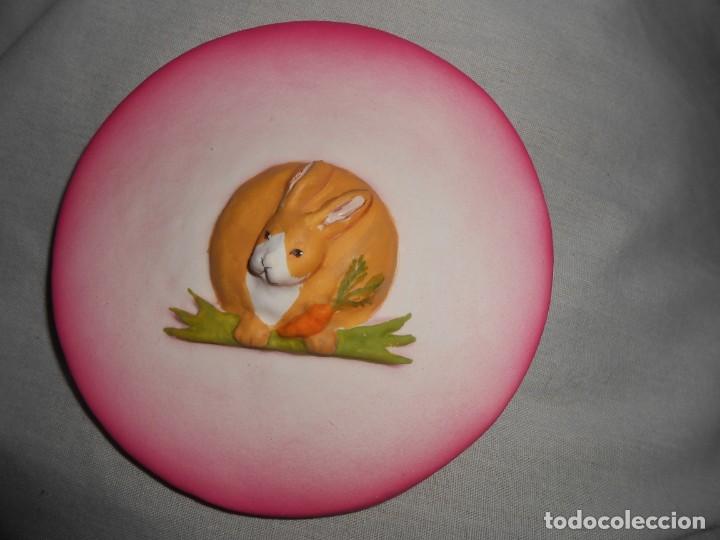 Artesan&iacute;a: Cuadro CONEJO de Papel Mach&eacute; - Foto 1