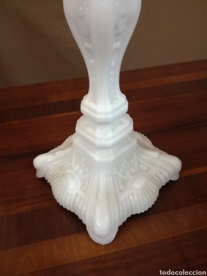 Artesan&iacute;a: Candelabro blanco - Foto 3