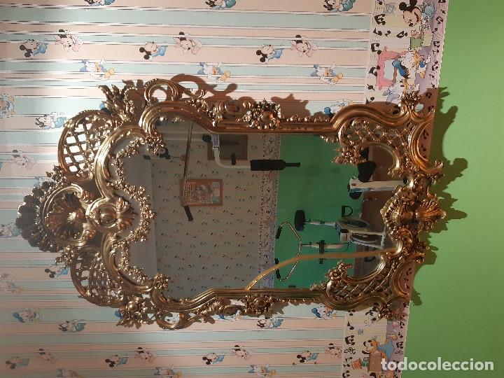 Artesan&iacute;a: consola de bronce , con espejo - Foto 5