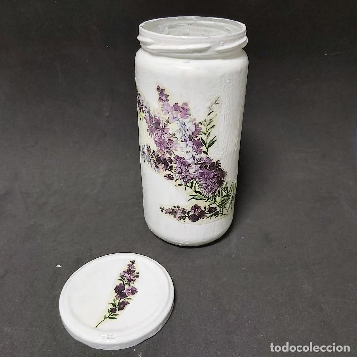 Artesan&iacute;a: bote  de cristal decorado a mano - Foto 1