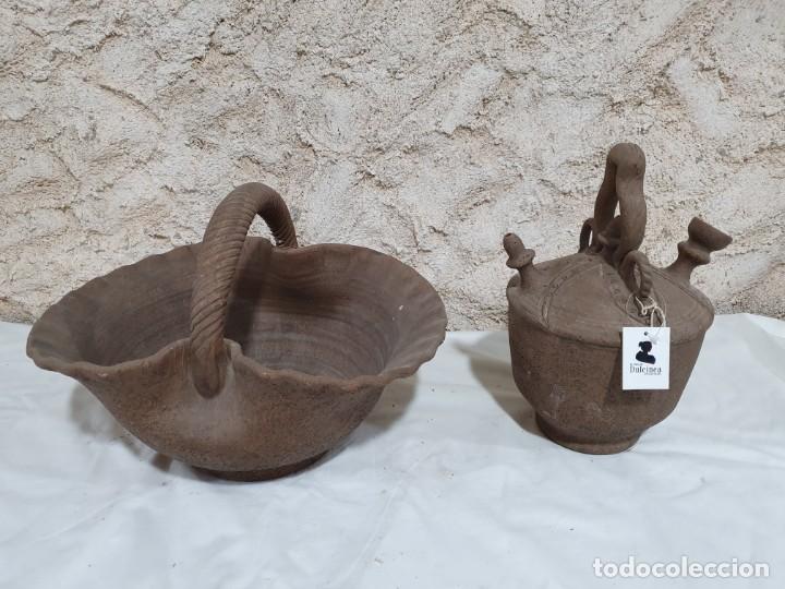Artesan&iacute;a: BOTIJO Y CESTA DE CER&Aacute;MICA - Foto 1