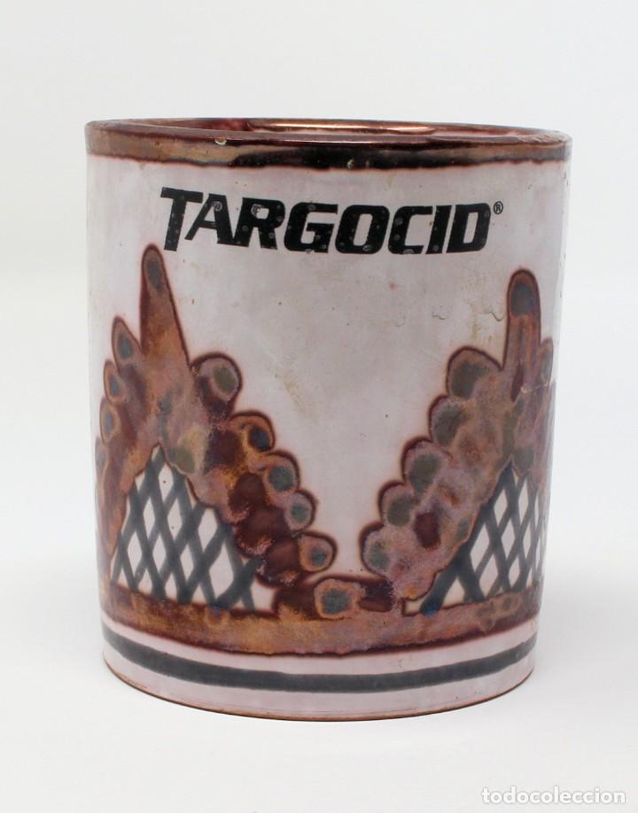 Artisanat: Lapicero de Cer&aacute;mica esmaltada con el logotipo de Targocid.