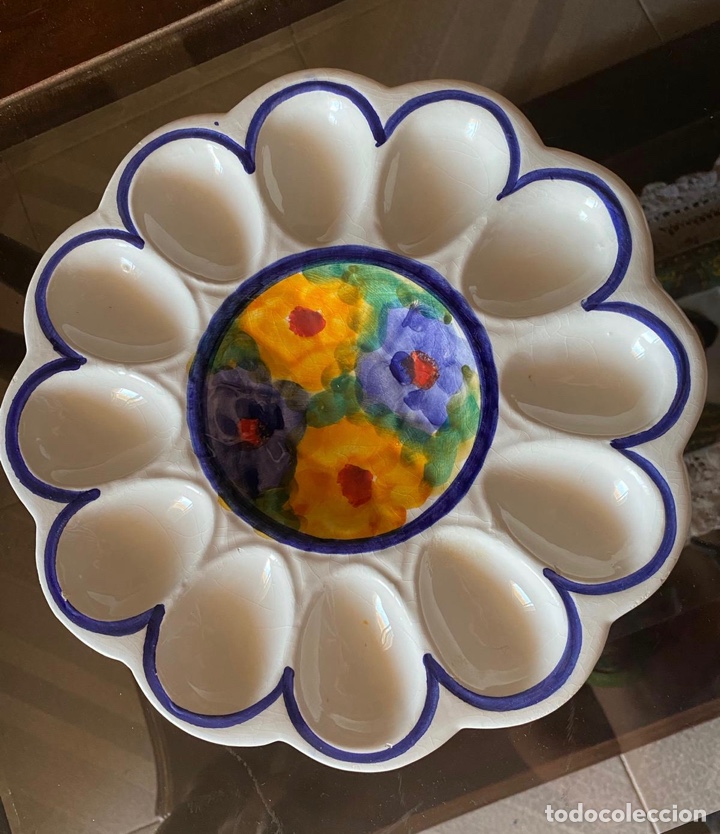 plato para huevos rellenos - Buy Handmade articles for home and decoration  on todocoleccion