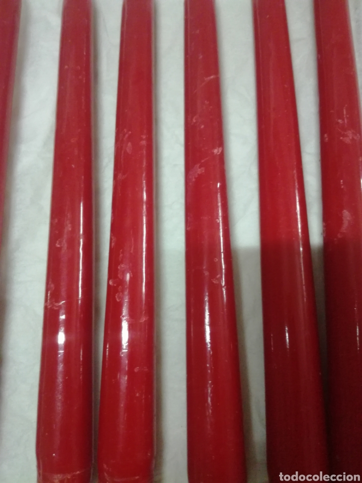 Artesan&iacute;a: Set de 6 velas cirios candelabro - Foto 2