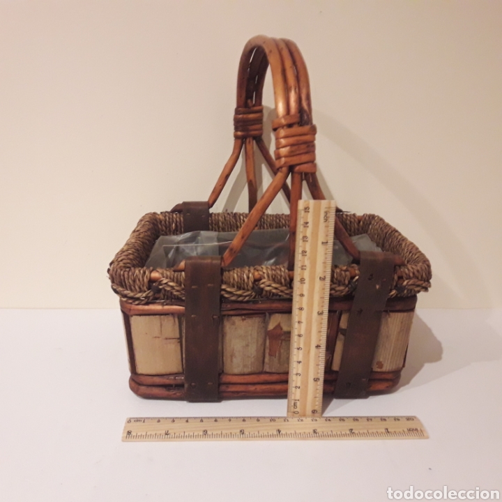 Artesan&iacute;a: 2 Cestas de mimbre - Foto 4