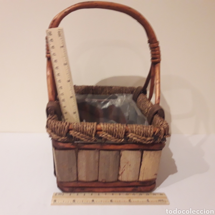 Artesan&iacute;a: 2 Cestas de mimbre - Foto 5