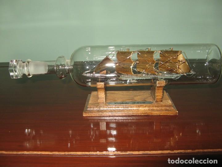 Artesan&iacute;a: Corbeta S. XVIII en vidrio - Foto 1