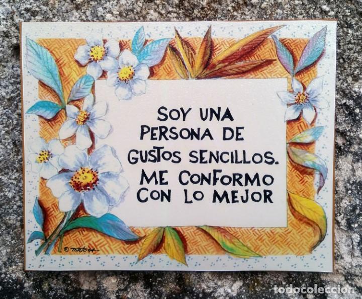 Artesan&iacute;a: Letrero Gustos Sencillos - Foto 1