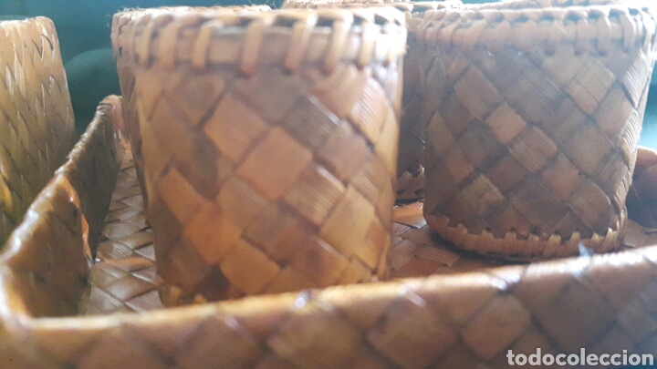Artesan&iacute;a: Caja ratan con servilleteros - Foto 5