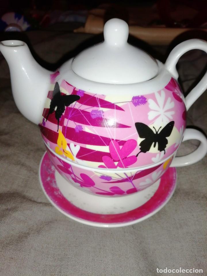 Artesan&iacute;a: Tetera con taza - Foto 1