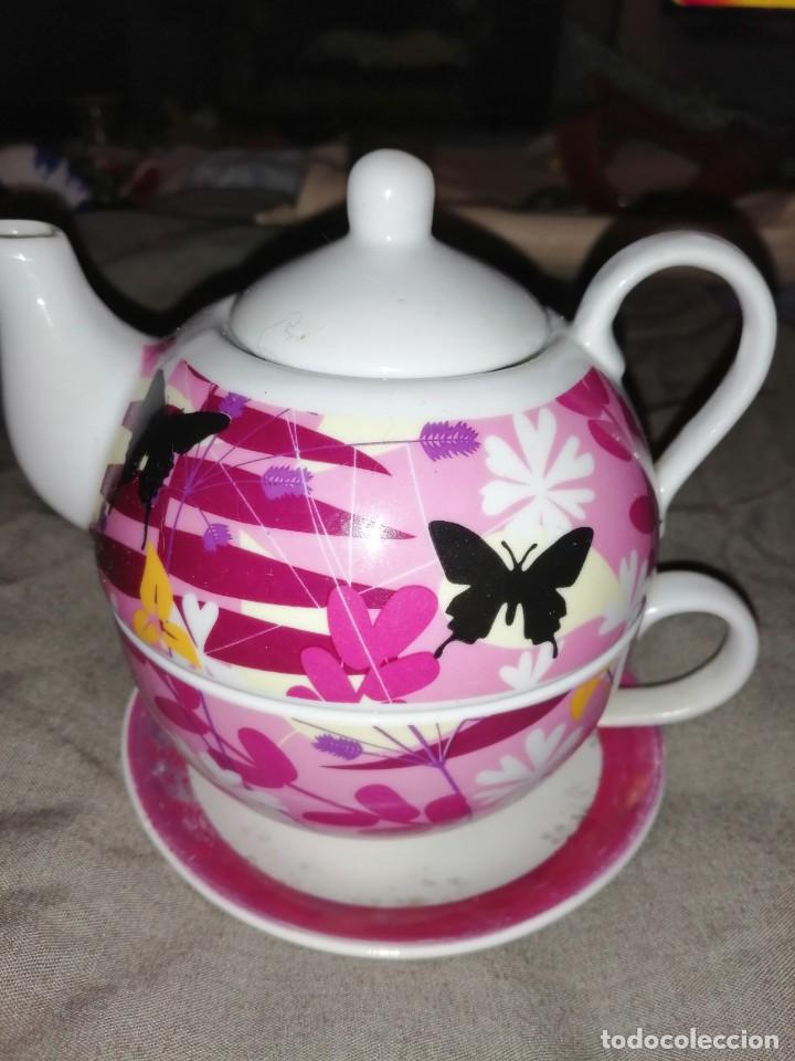 Artesan&iacute;a: Tetera con taza - Foto 2