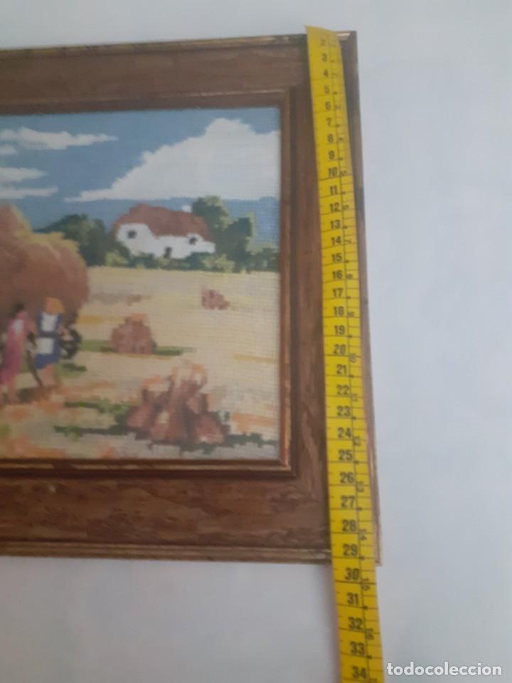 Artesan&iacute;a: cuadro de petitpoint actual enmarcado - Foto 5