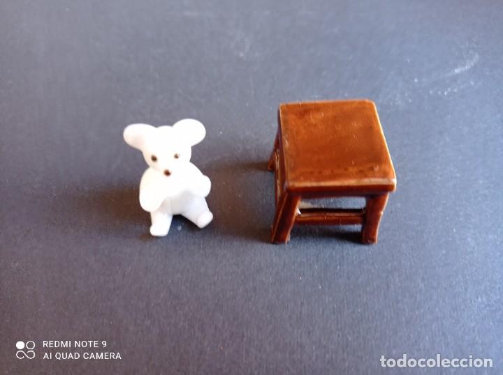 Artesan&iacute;a: FIGURA DE MINI CONEJO EN BLANCO - Foto 2