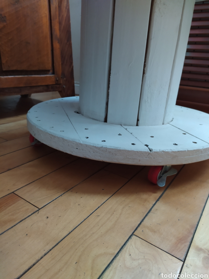 Artesan&iacute;a: Mesa Bobina con Ruedas - Foto 4