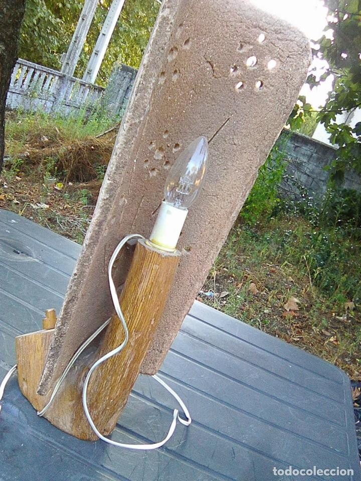 Artesan&iacute;a: L&aacute;mpara de teja hecha a mano - Foto 5
