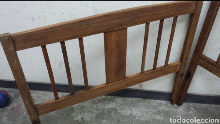 Artesan&iacute;a: cabecero y pie de cama de madera - Foto 2