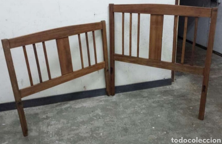 Artesan&iacute;a: cabecero y pie de cama de madera - Foto 3