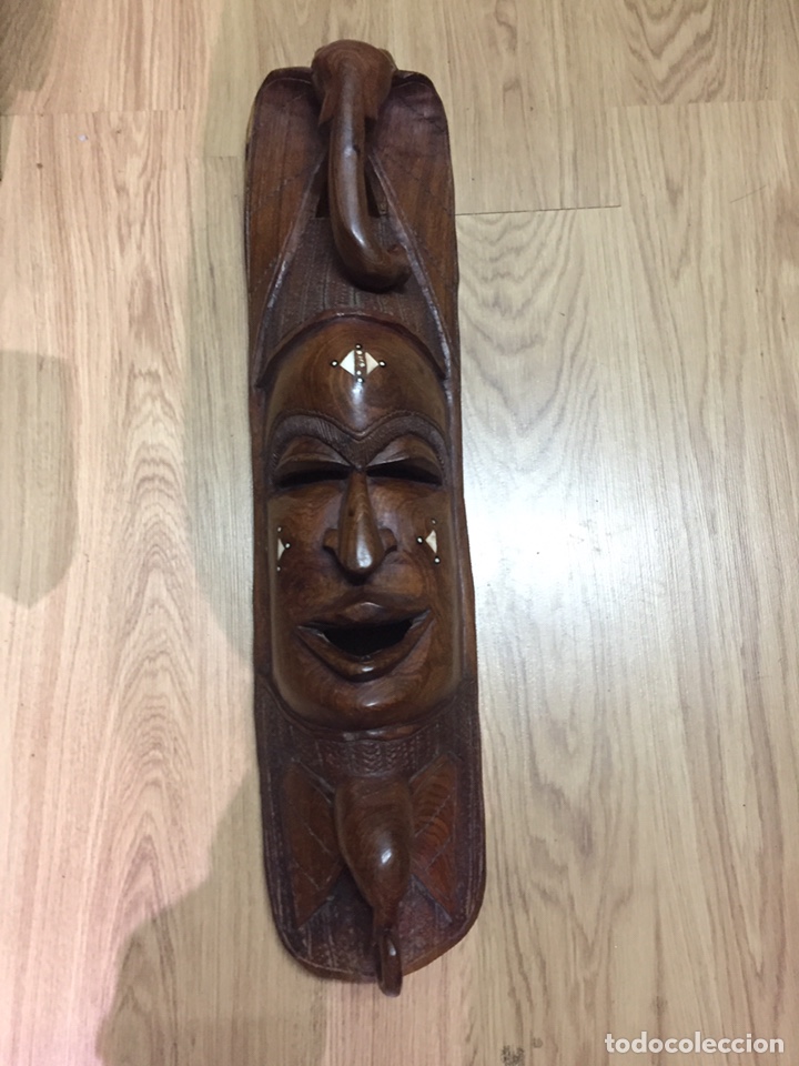 Artesan&iacute;a: M&aacute;scara de madera africana - Foto 1