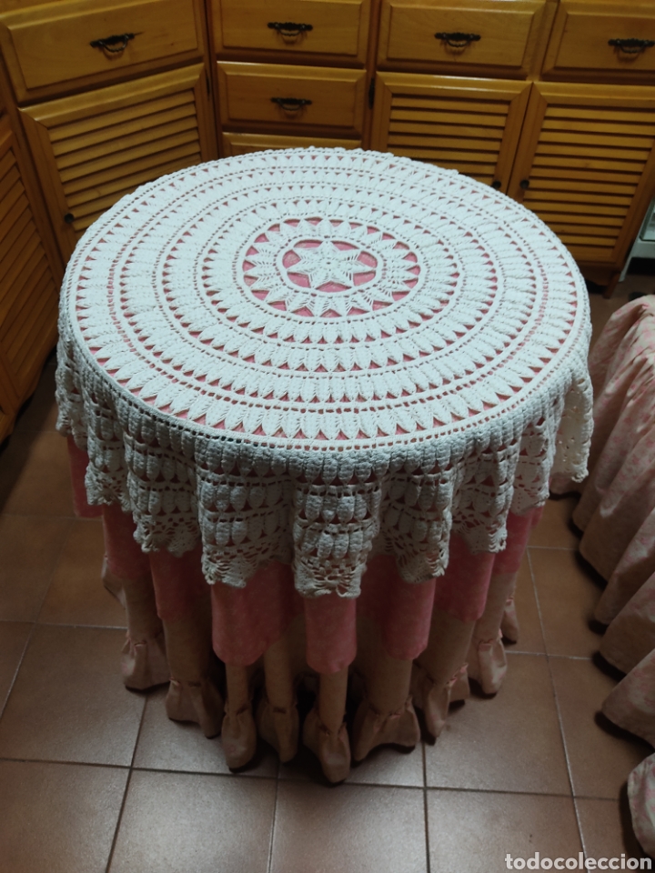 Artesan&iacute;a: Tapete hilo blanco - Foto 2