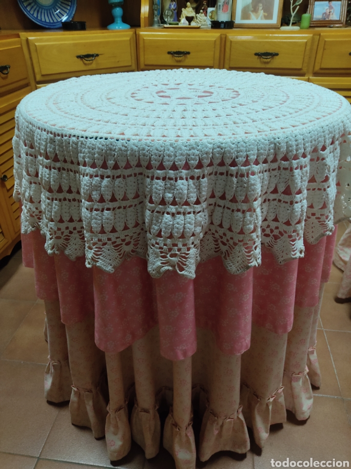 Artesan&iacute;a: Tapete hilo blanco - Foto 3