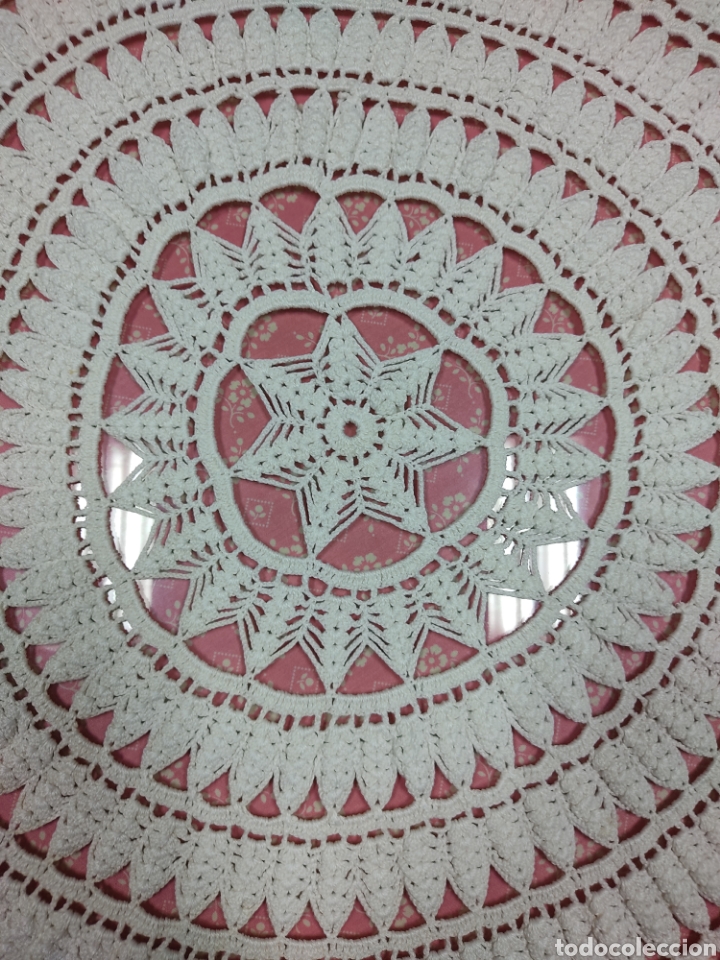Artesan&iacute;a: Tapete hilo blanco - Foto 5